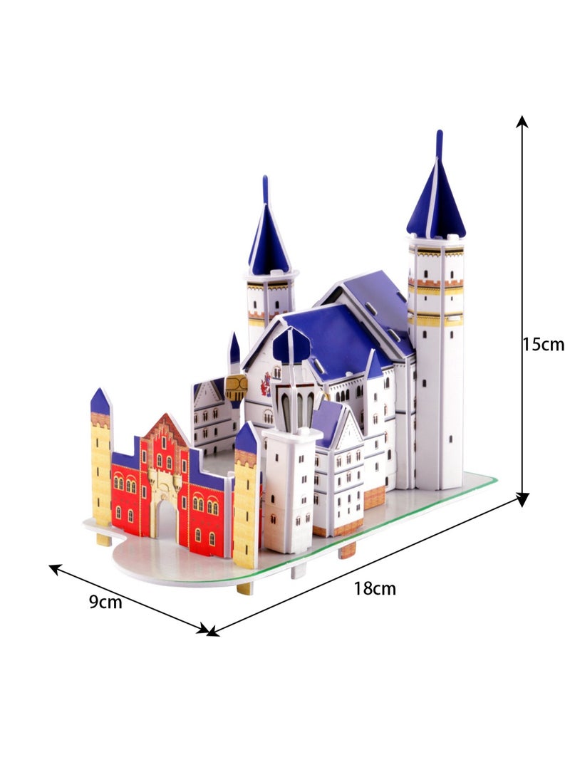 World Famous Building Puzzle Neuschwanstein Castle Children's Toys - Image 3